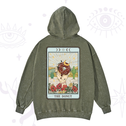 Purplehecate The Donut Tarot Washed Hoodie