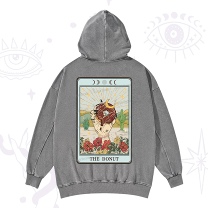 Purplehecate The Donut Tarot Washed Hoodie