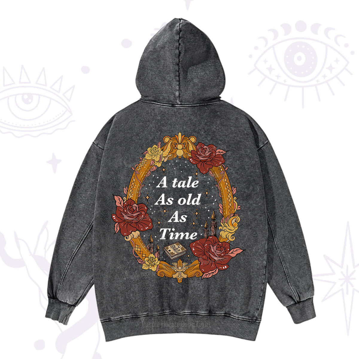 Purplehecate A Tale As Old As Time Washed Hoodie