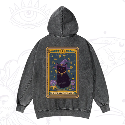 Purplehecate The Magician Tarot Washed Hoodie