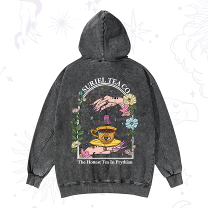 Purplehecate The Hottest Tea in Prythian Washed Hoodie