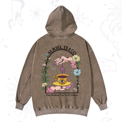 Purplehecate The Hottest Tea in Prythian Washed Hoodie
