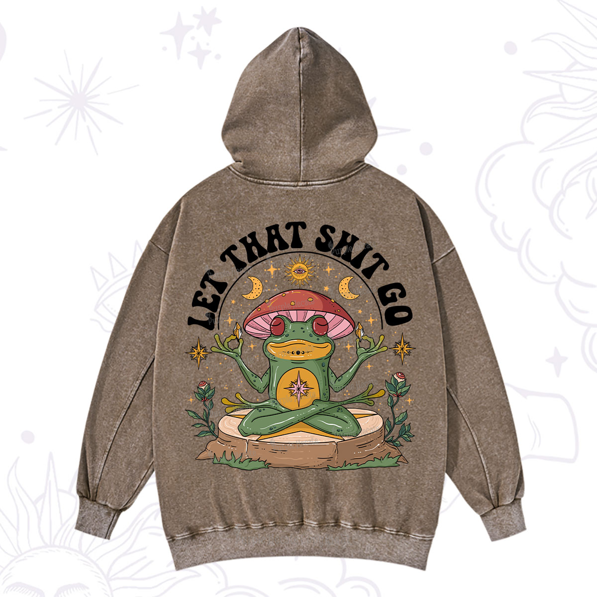 Purplehecate Let That Shit Go Washed Hoodie