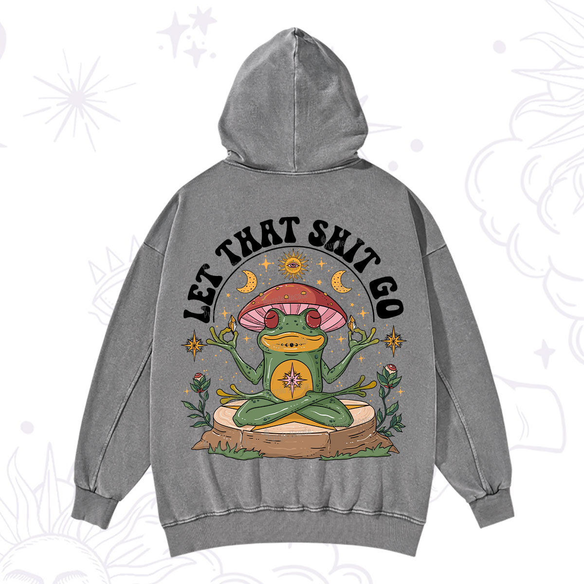 Purplehecate Let That Shit Go Washed Hoodie