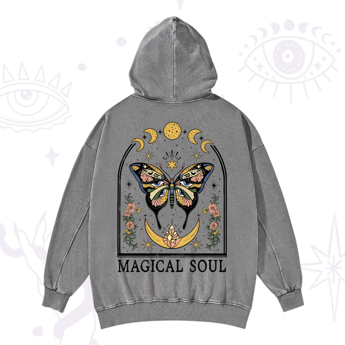 Purplehecate Magical Soul Washed Hoodie