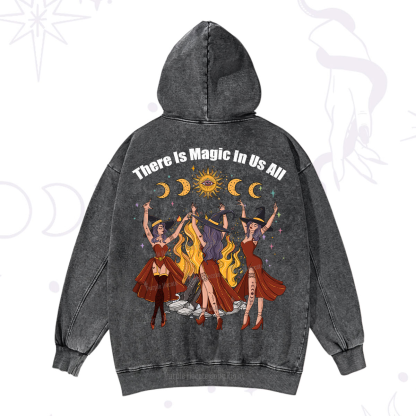 Purplehecate There Is Magic In Us All Washed Hoodie