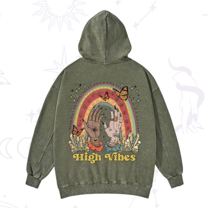 Purplehecate High Vibes Washed Hoodie