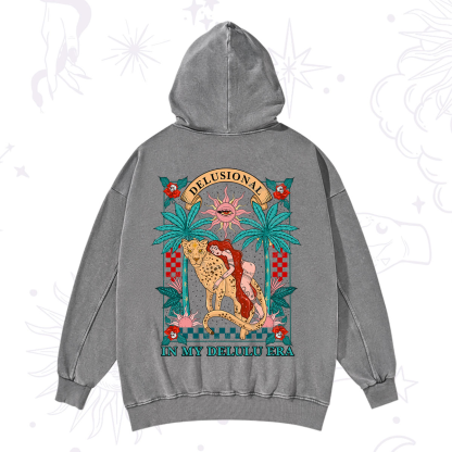 Purplehecate In My Delulu Era Washed Hoodie