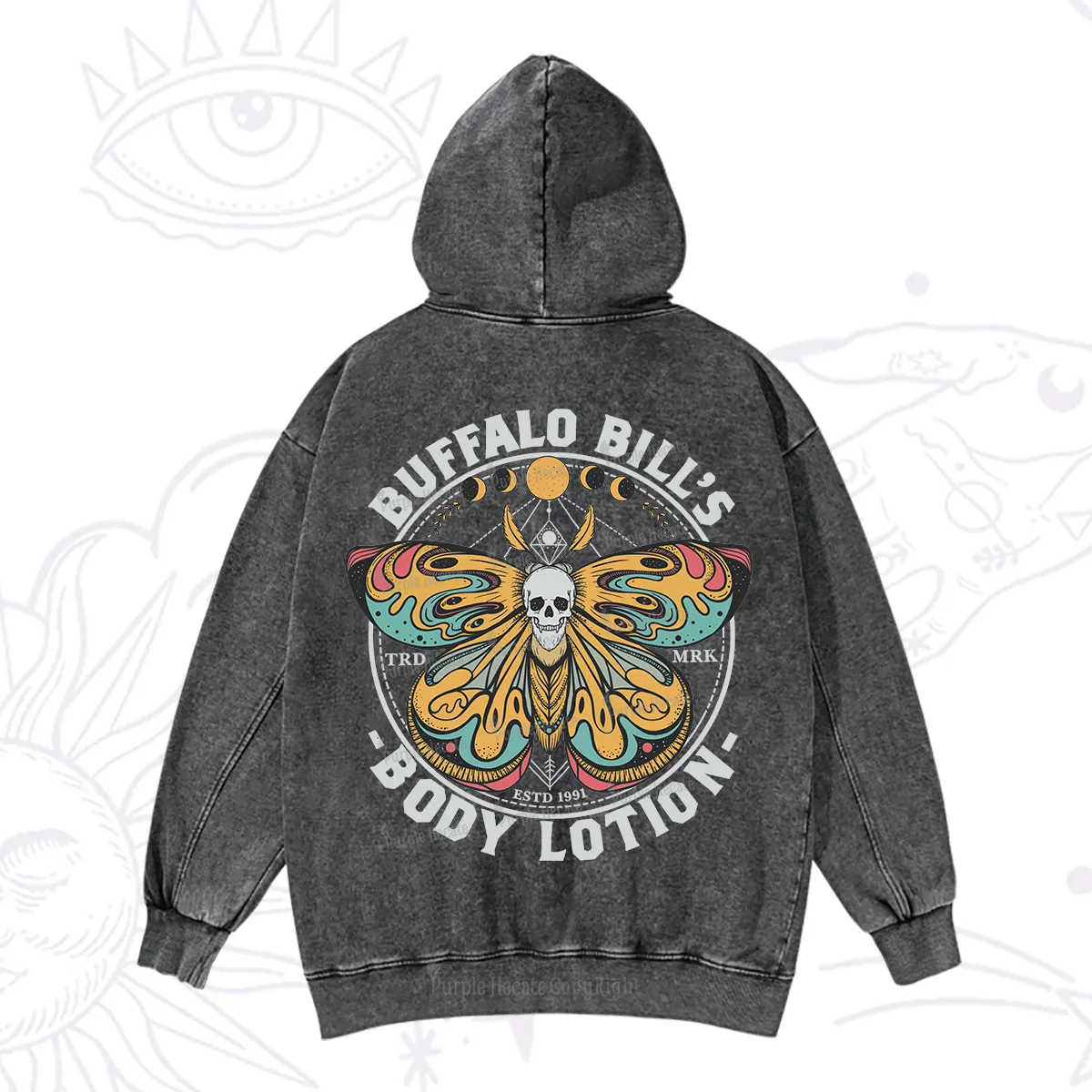 Purplehecate Buffalo Bill Washed Hoodie