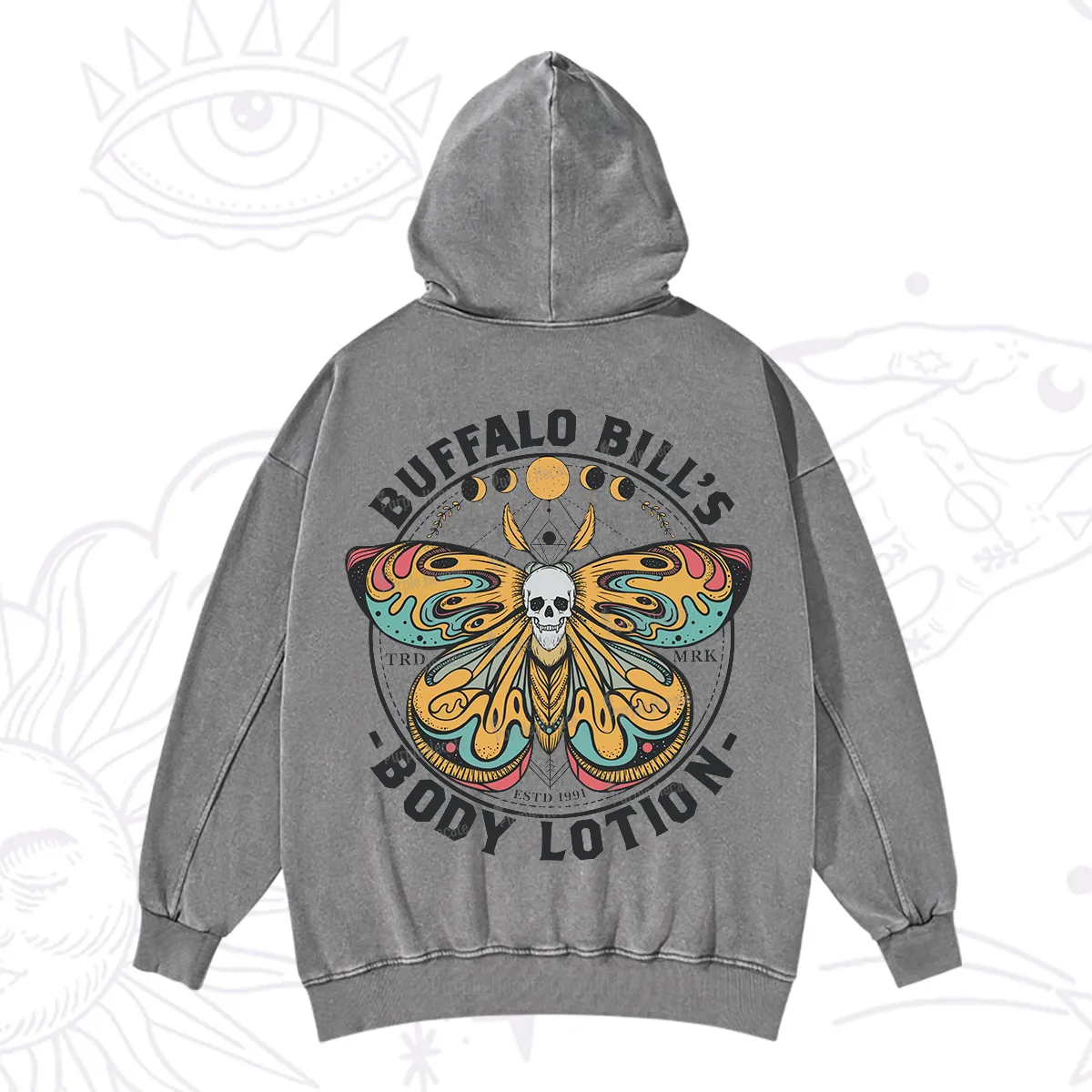 Purplehecate Buffalo Bill Washed Hoodie