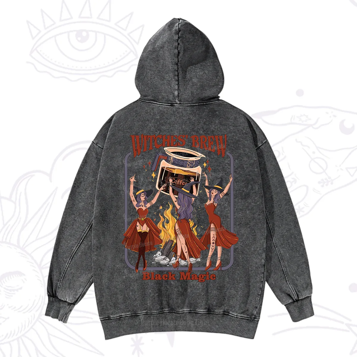 Purplehecate Witches' Brew Washed Hoodie