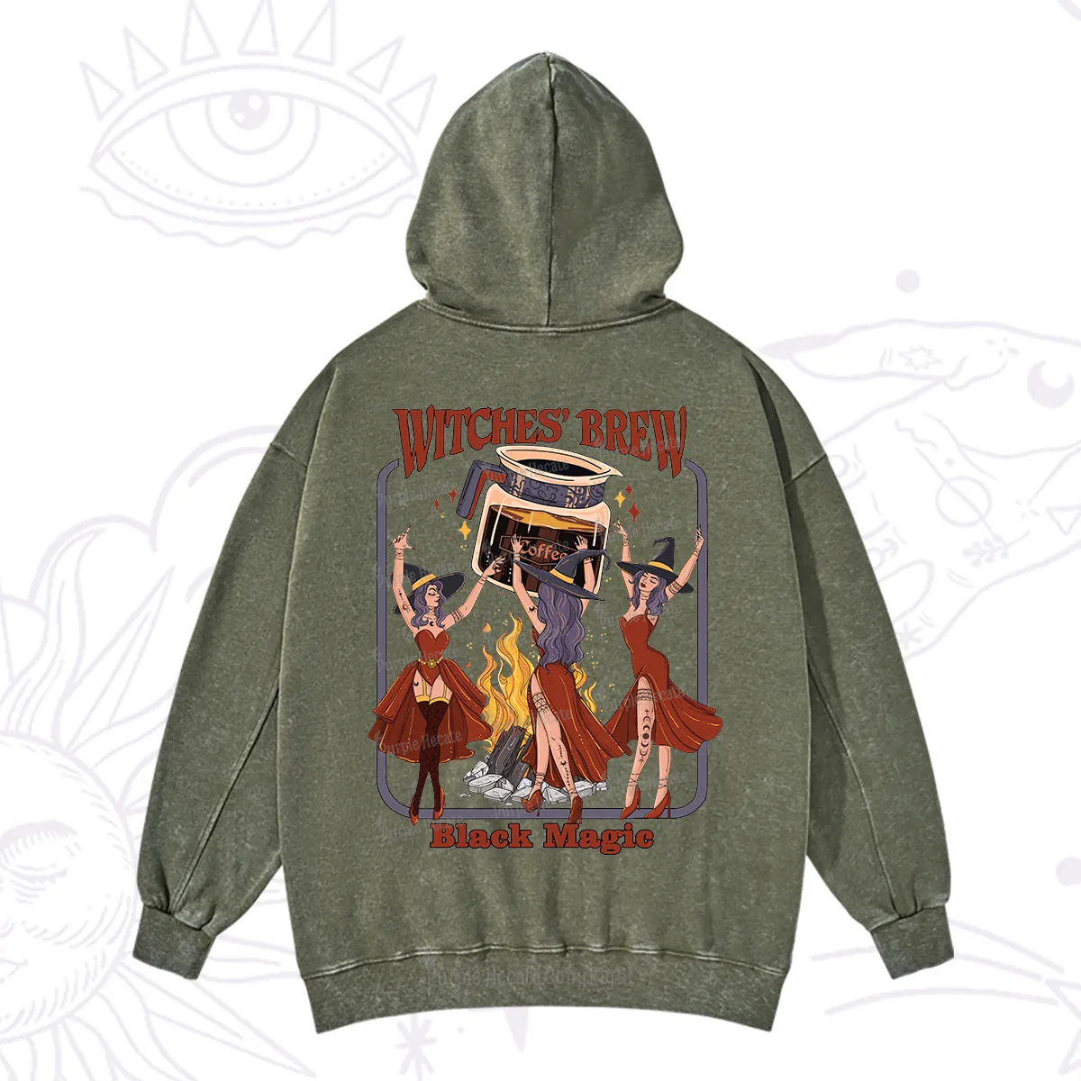 Purplehecate Witches' Brew Washed Hoodie