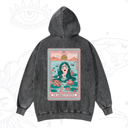 Purplehecate The Garden Of Mystics Tarot Washed Hoodie