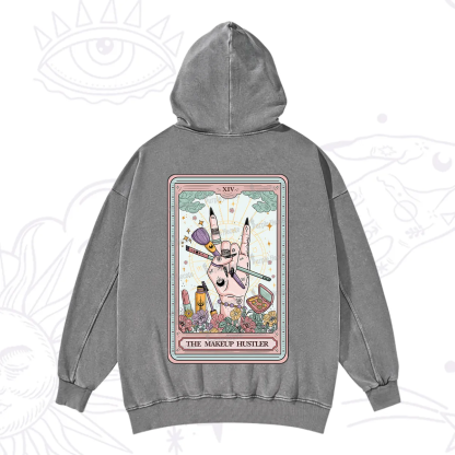 Purplehecate The Makeup Hustler Tarot Washed Hoodie
