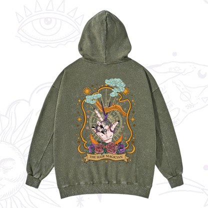 Purplehecate The Hair Magician Washed Hoodie