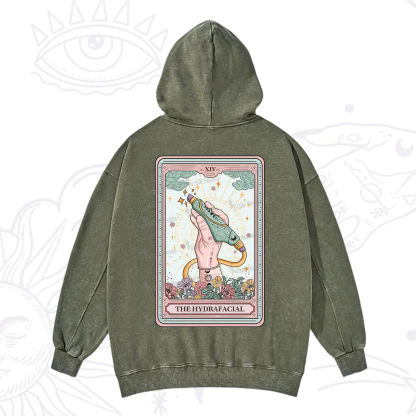 Purplehecate The Hydrafacial Tarot Washed Hoodie