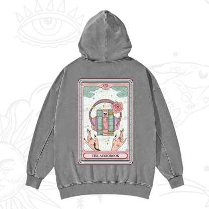 Purplehecate The Audiobook Tarot Washed Hoodie