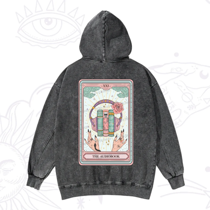 Purplehecate The Audiobook Tarot Washed Hoodie