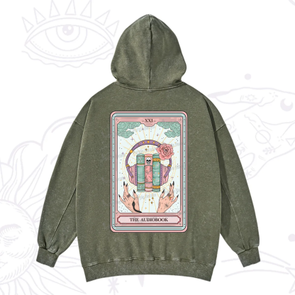 Purplehecate The Audiobook Tarot Washed Hoodie
