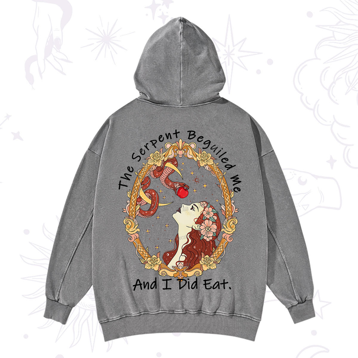 Purplehecate The Serpent Beguiled Me, And I Did Eat Washed Hoodie