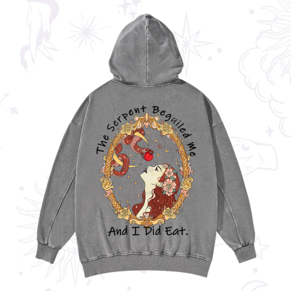 Purplehecate The Serpent Beguiled Me, And I Did Eat Washed Hoodie
