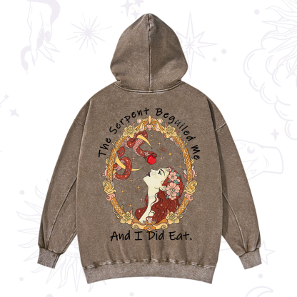 Purplehecate The Serpent Beguiled Me, And I Did Eat Washed Hoodie