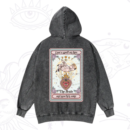 Purplehecate I Put A Spell On Him And Now He's Mine Washed Hoodie