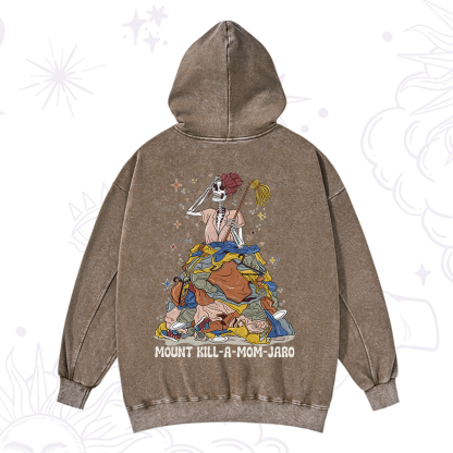 Purplehecate Mount Mom's Chaos Washed Hoodie