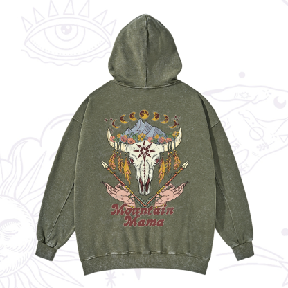 Purplehecate Mountain Mama Washed Hoodie