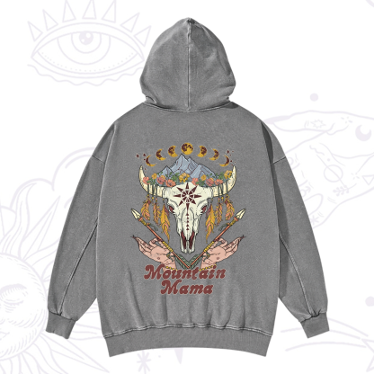 Purplehecate Mountain Mama Washed Hoodie