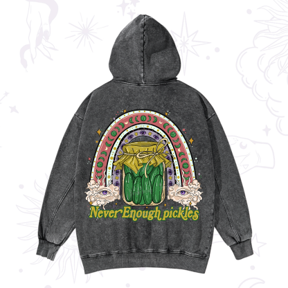 Purplehecate Never Enough Pickles Washed Hoodie