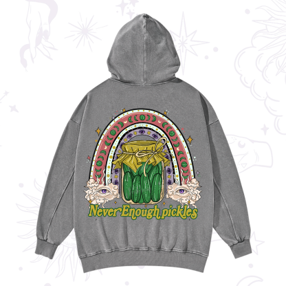 Purplehecate Never Enough Pickles Washed Hoodie