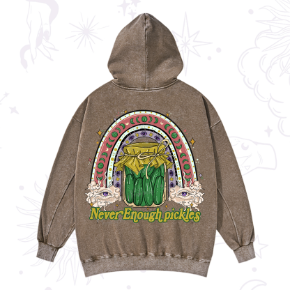 Purplehecate Never Enough Pickles Washed Hoodie
