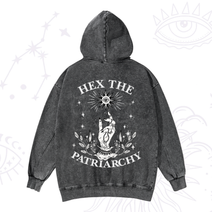 Purplehecate Smash The Patriarchy Washed Hoodie