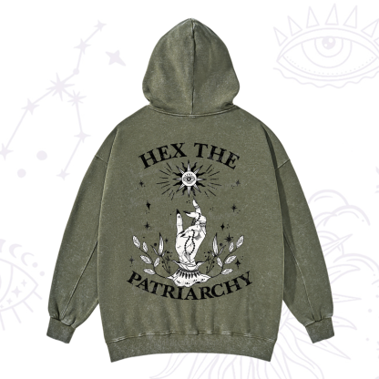 Purplehecate Smash The Patriarchy Washed Hoodie