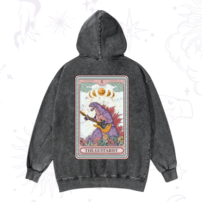 Purplehecate The Guitarist Tarot Washed Hoodie