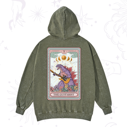 Purplehecate The Guitarist Tarot Washed Hoodie