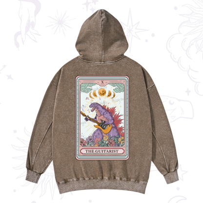 Purplehecate The Guitarist Tarot Washed Hoodie