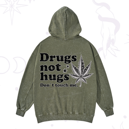 Purplehecate Don't Touch Me Washed Hoodie