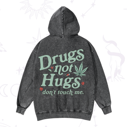 Purplehecate Sarcastic Weed Washed Hoodie