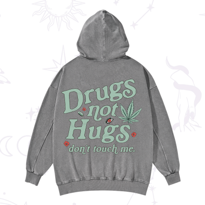Purplehecate Sarcastic Weed Washed Hoodie
