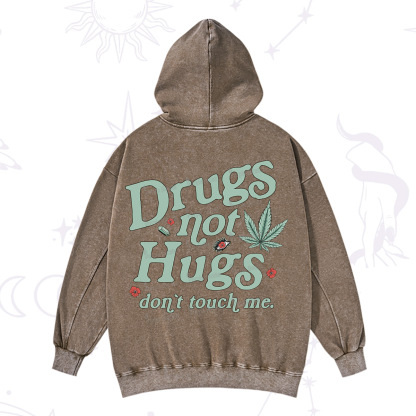 Purplehecate Sarcastic Weed Washed Hoodie