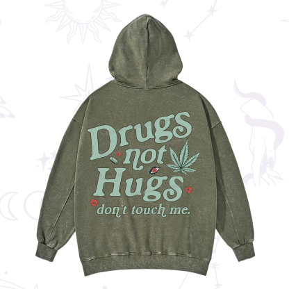 Purplehecate Sarcastic Weed Washed Hoodie