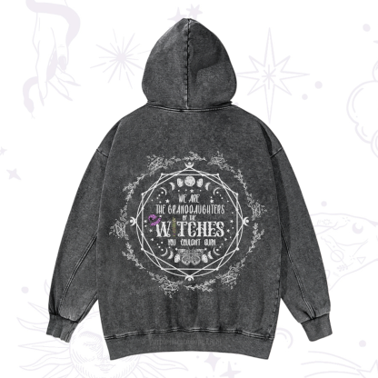 Purplehecate We Are the Granddaughters of the Witches You Could Not Burn Washed Hoodie