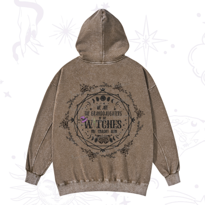 Purplehecate We Are the Granddaughters of the Witches You Could Not Burn Washed Hoodie