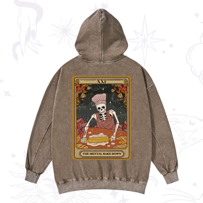 Purplehecate The Mental Bake Down Tarot Washed Hoodie