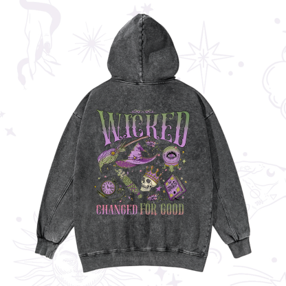 Purplehecate Wicked Changed For Good Washed Hoodie