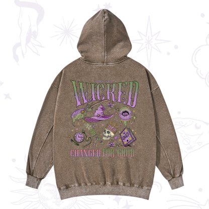 Purplehecate Wicked Changed For Good Washed Hoodie