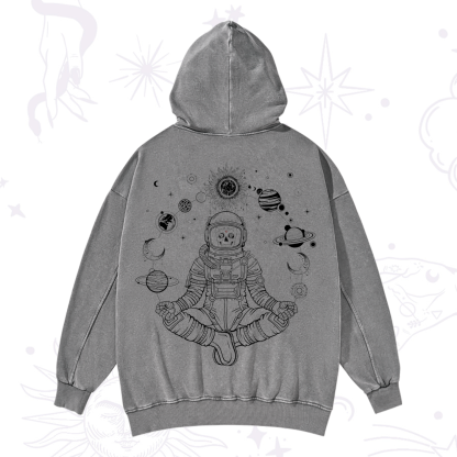 Purplehecate Cosmic Meditator Washed Hoodie