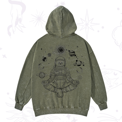 Purplehecate Cosmic Meditator Washed Hoodie